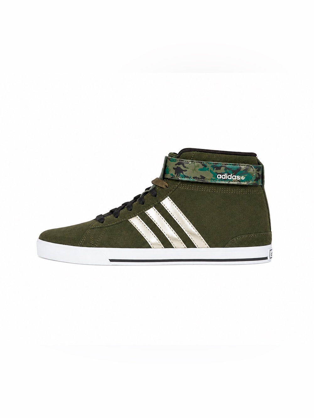 ADIDAS WOMEN’S DAILY TWIST MID-TOP SNEAKER  - GREEN SIZE 9 (NEW WITH TAGS) - Picture 2 of 3